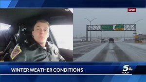 Oklahoma Highway Patrol gives tips on driving on snowy roads