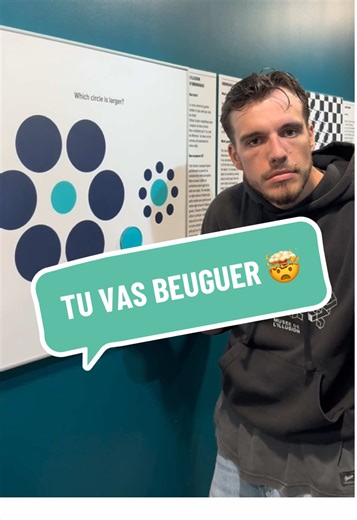 Ton cerveau va beuguer 🤯 #opticalillusion #museedelillusion #museumofillusions