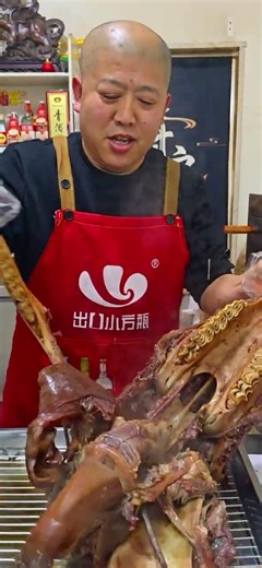Is This The World's Most Controversial Meat? Huge Donkey Head | Home Kitchen China