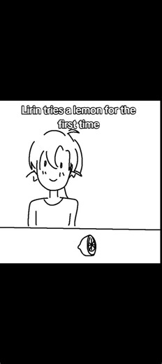 Lirin tries a lemon for the first time. Lirin is my alien stage oc. he's very cute. I love him. ok. he doesn't like extreme flavors. it makes his overwhelmed. thank you. #oc#lemon#sour#alnstoc#yuck