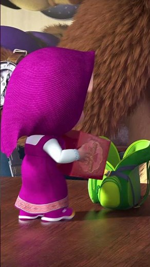 Doğa yürüyüşüne ne götürmeli? 🧭🎒🌲 #shorts #Büyükyürüyüş #maşakocaayı #kids #mashaandthebear #bebek