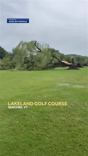 Quechee, VT Storm Damage at Lakeland Golf Course