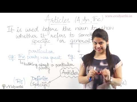 What Are Articles in English Grammar? Articles Definition, Use & Examples
