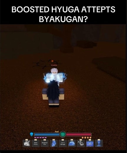 BOOSTED HYUGA IN ROBLOX BLOODLINES BYAKUGAN TRAINING #bloodlinesroblox #naruto #roblox #fyp #giftok