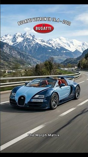 The Evolution of Bugatti Veyron (2005 - 2015) 🏎️💨 #Bugatti #TheMorphMatrix