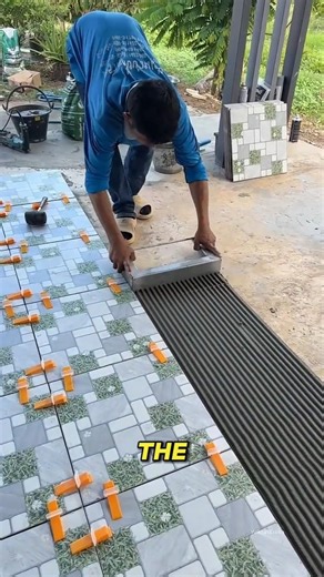 Smart Technique for Perfect Tile Installation🥺