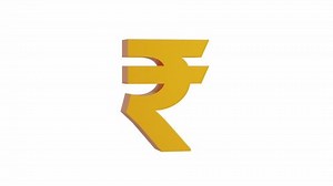 Gold Indian Rupee Sign Rotating Isolated Stock Footage Video (100% Royalty-free) 3771993129 | Shutterstock