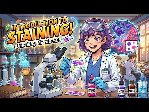 Unleash the Colors: Intro to Staining Techniques! 🦠✨#Microbiology #StainingTechniques #LabTech #rpmc