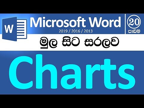 Data Charts - How to Learn Word in Sinhala - Part 20