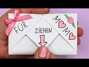 How To Make A Touching DIY Surprise Card For Mom | Easy Paper Craft Idea