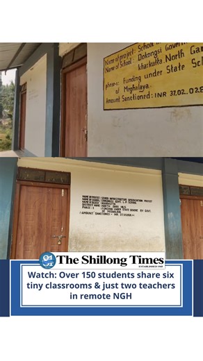The Shillong Times on Instagram: "ST VIDEOS Amid persistent challenges in the education sector, another disturbing example has surfaced from Dokongsi village in North Garo Hills district, where students and teachers continue to struggle against inadequate infrastructure and manpower. The Dokongsi Government Lower Primary School, catering to over 130 students—nearly 150 including pre-primary—functions with just two teachers. Dokongsi village, located about 23 km from Kharkutta and nearly 70 km fr