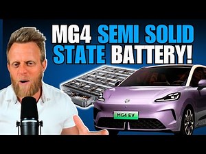 NEW MG4 revealed - MG says Semi Solid State Battery Coming