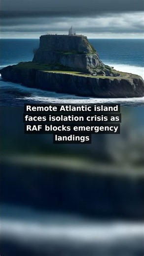 Remote Atlantic island faces isolation crisis as RAF blocks emergency landings