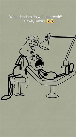 74K views · 1K reactions | what dentists do with our teeth! Gawk Gawk ( 4k memes) | Daybreak Animations | Facebook