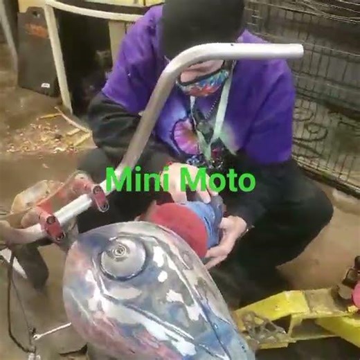 diy mini moto chopper build