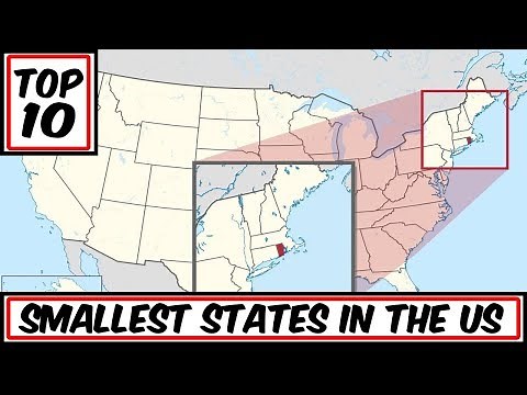 Top 10 Smallest States In The United States