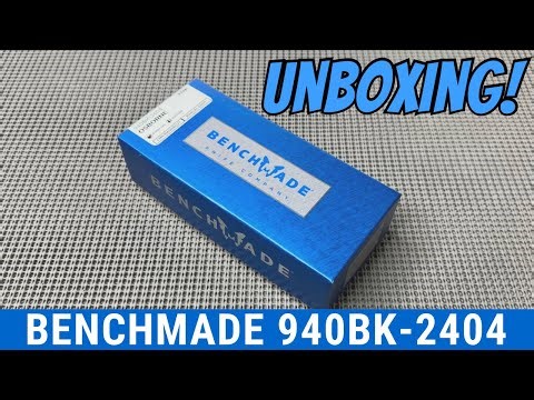 UNBOXING ~ BENCHMADE 940BK-2404 (Limited Edition)