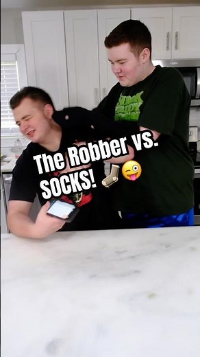 HOLY SOCKS, BATMAN!! 🧦😱🤣 #robber #comedyskit #funnycomedy #uploadsoffun