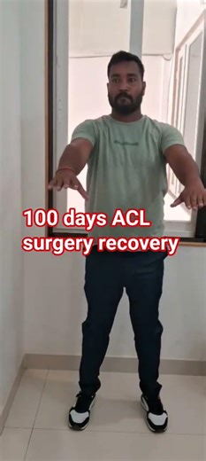 Biological ACL reconstruction surgery recovery in Scopyclinic.100 days after surgery