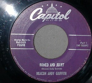 Deacon Andy Griffith - Romeo And Juliet