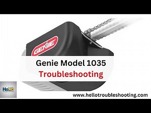 Genie Model 1035 Troubleshooting: Quick Fixes & Pro Tips!