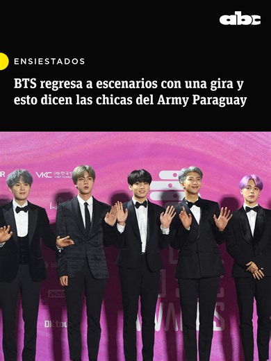🤩¡BTS regresa a escenarios con una gira que incluye a Latinoamérica! 💜Las chicas del Army Paraguay visitaron #Ensiestados para hablarnos de los shows y otros detalles de la gira mundial. 📲 abc.com.py