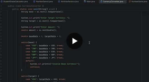 #codesoft #java #currencyconverter #apiintegration #programming #internshiptask #softwaredevelopment #learningjourney #github | Pavan Patil