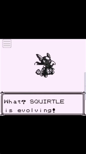 Squirtle Evolves 💙 #pokemon #pokemonred #squirtle #wartortle #shortvideo #pokemonshorts