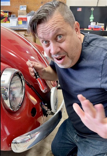 The headlight degeneration recuperation situation. Fixing the headlights on my old VW beetle. #carmechanictiktokcontest