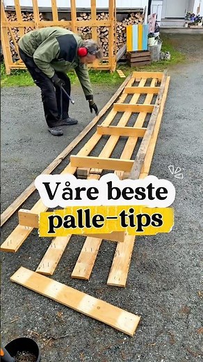 Hvordan demontere paller? Hvor får man tak i paller? ♻️