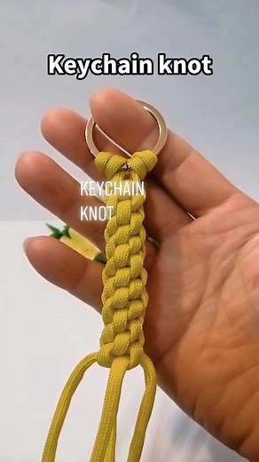 How to Tie a Cute Keychain Knot Tutorial