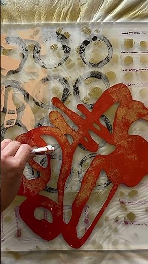 Unlock Stunning Gel Prints with Spray Paint, Stencils & Stamps!