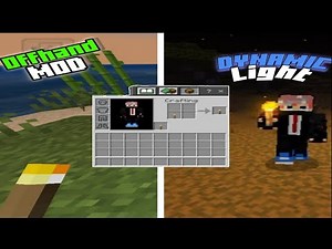 Java EDITION Left Hand Torch/Dynamic Light Addon For MCPE 1.22🔥| Offhand Torch Mod for Minecraft PE😍