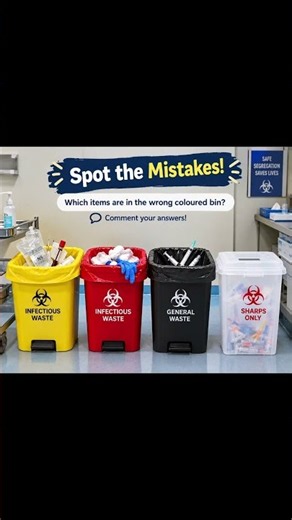 Biomedical waste segregation | DO IT RIGHT #microbiology #doctors #hospital #infectionprevention