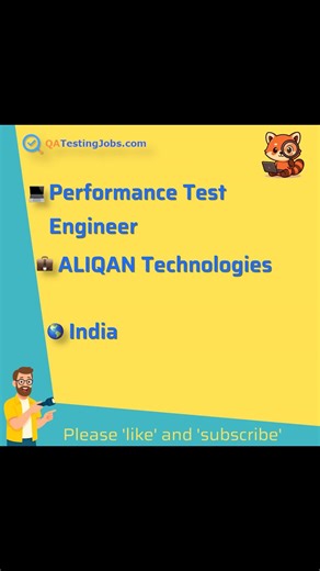 Performance Test Engineer