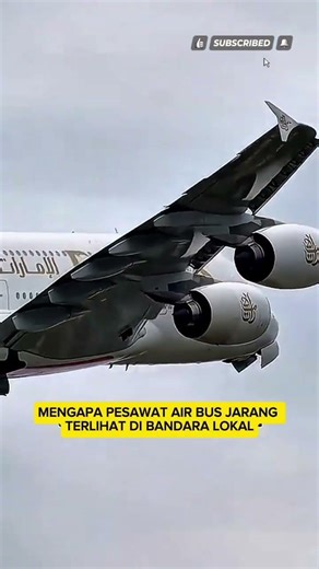 Mengapa pesawat jumbo Air bus jarang terlihat di bandara lokal? #sains #teknologi #canggih #pesawat