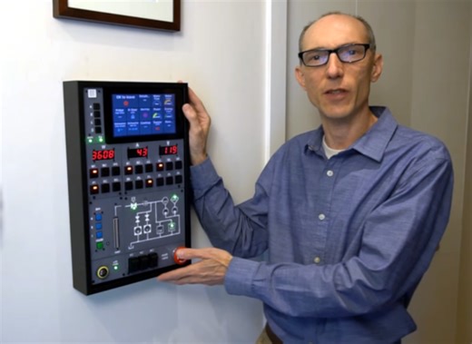 Home Automation Panel Looks Industrial