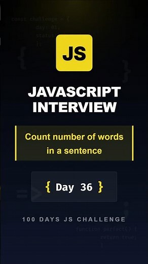 Count number of words in a sentence using JavaScript #coding