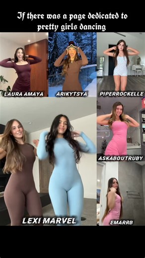 Babesoftiktok on Instagram: "Laura Amaya , Emarrb , Lexi Marvel , Arikytsya , Piperrockelle and Askaboutruby"