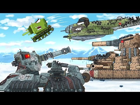 The last defense plan for the fortress. KV-54 SEIZES KV-6 - Cartoons about tanks