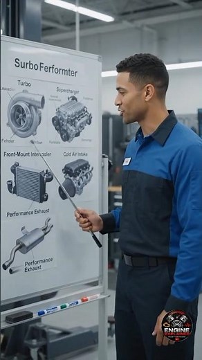 Car Engine Performance Parts Explained #cars #automobile #automotive #shorts #carparts #ytshorts#yt