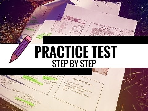 How to Make a Practice Test // Step by Step - Slides