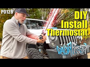 Jeep DIY Thermostat Replacement - P0128