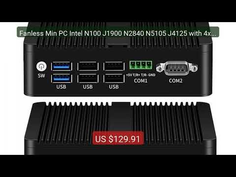 Fanless Min PC Intel N100 J1900 N2840 N5105 J4125 with 4x 2.5G Eth... — Best Deal 2026 | Shop Now!