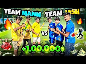 Cricket Match in TSG Turf Bootcamp😨| Signed Indian Jersey 😍| TSG Jash Vs Mann - Cricket Match