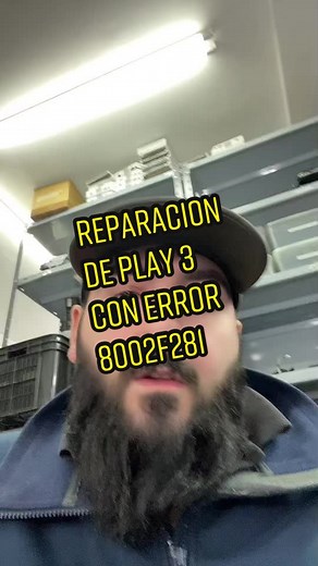 Reparacion de play 3 con error 8002F281 #crazystation #tecnico #reparador #argentina #serviciotecnico #ps4 #play4 #ps4gamer #ps5 #play5 #ps5console #xbox #xbox360 #xboxone #nintendoswitch #play #playstation #fyp #foryou #aprendedetiktok #tecnologia #parati