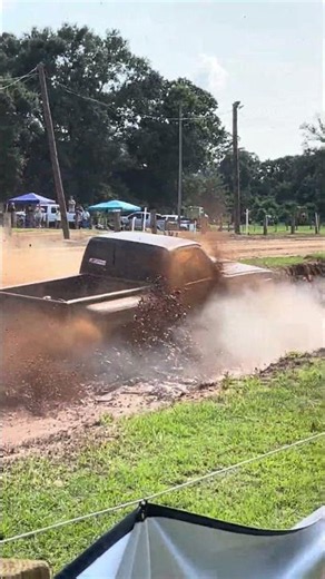 Squarebody Chevy V8 RIPS Through the Mud Bog Time Trial! 🔥 4K