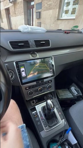 Volkswagen Passat b7 android gps radio, with original rear camera reverse OEM #android #gps #radio