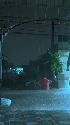 🌩️ Total Relaxation – Heavy Rain and Thunder on a Stormy Night #HeavyRain #Thunder