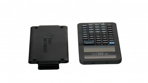 Texas Instruments TI-30X Pro Mathprint Schulrechner (4-zeiliges hochauflösendes Display, Solar- und Batteriebetrieb) Schwarz